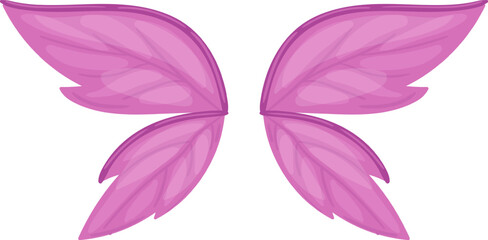 Pink fairy wings creating a magical fantasy concept © WinWin