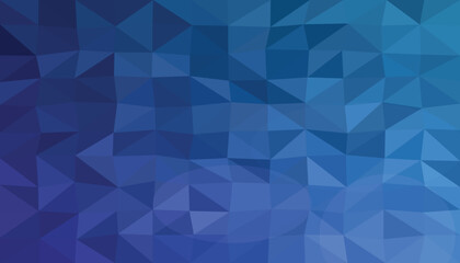 A geometric blue polygonal gradient background with various shapes
