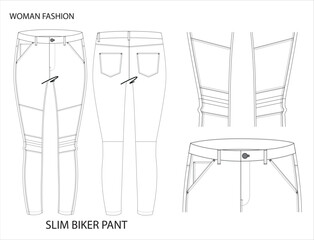 Fototapeta premium Pant Trouser Denim Clothing Fashion Denim Jean Bottom