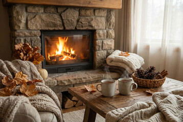 Cozy Autumn Hearth