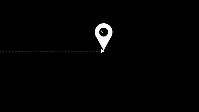 White Arrow on Black Background Pointing Right Directional Symbol Minimalist Clean minimalist clean arrow symbol