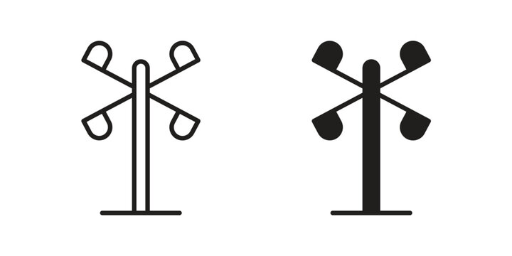 Anemometer icon symbol vector elements for infographic web. EPS10
