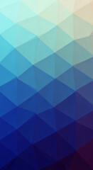 Obraz premium Abstract image featuring geometric shapes with gradation from light to dark blue, representing depth, structure, and modern aesthetics for digital design
