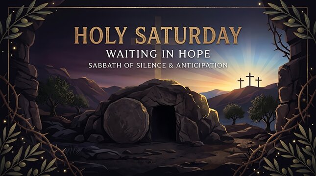 Holy saturday, a day of waiting in hope and silence