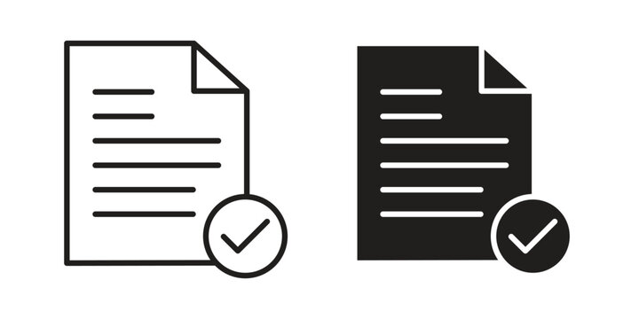 Policy icon symbol vector elements for infographic web. EPS10