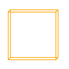 Gold minimalist elegant border 