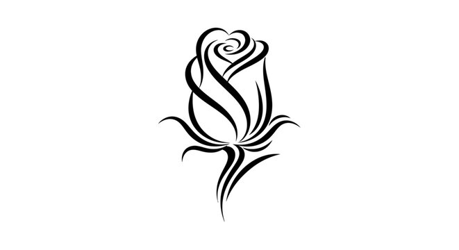 Abstract floral vector illustration featuring a cute green frog and black tribal dragon silhouette art with a nature leaf design and fish symbol