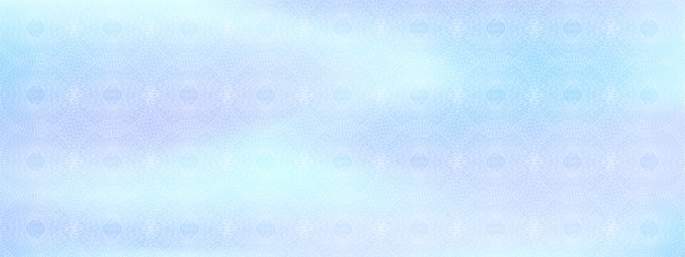 Gradient cheque watermark for certificate, voucher, money vector illustration