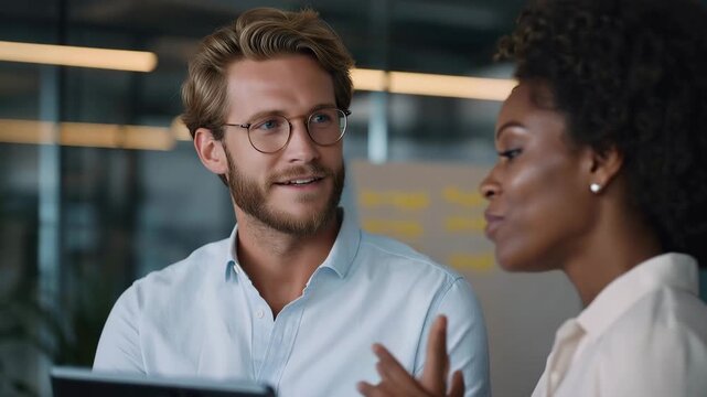 Communication coach records client practicing difficult conversation on tablet, playback reveals unconscious patterns, spring afternoon light fills coaching studio, breakthrough understanding