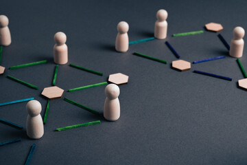 Organizational silos and disconnected teams lack of integration concept