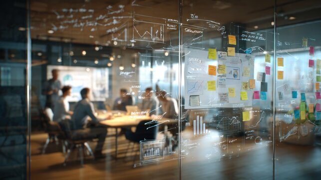 Business team meeting in office space