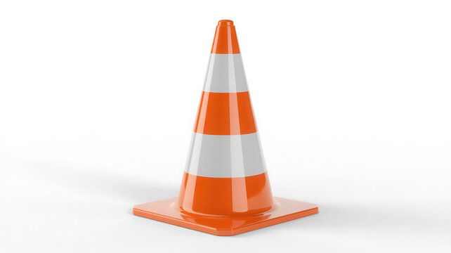 Traffic cone, road cone, safety cone, orange cone, construction cone