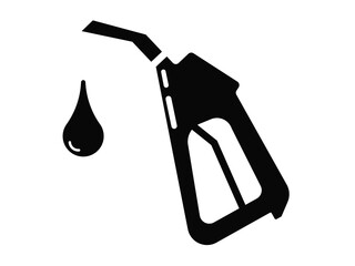 Fuel dispenser with oil drips.Gasoline Pump with Fuel Dispenser on Station Forecourt © Apicha