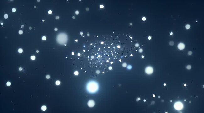 Enigmatic starfield with diffused light and ethereal glow against the cosmic dark sky