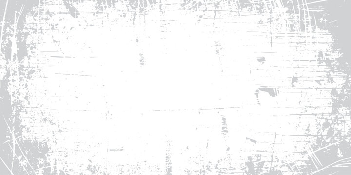 Center distressed grunge texture with scratches and dust effect on white background with social media with web design