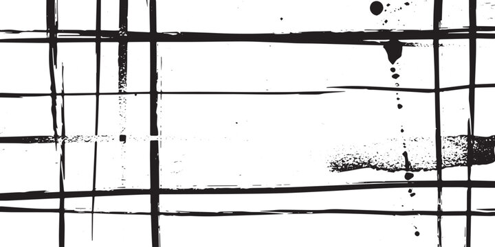Black and white abstract lines and splatters texture background with grunge effect with brush stroke with design element with web design with hand drawn with paint splash