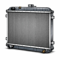 Fototapeta premium radiator icon white background.