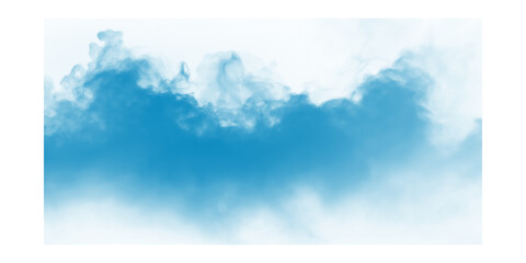 Swirling blue smoke clouds mysterious mist vapor abstract background for cinematic digital overlays on black texture art