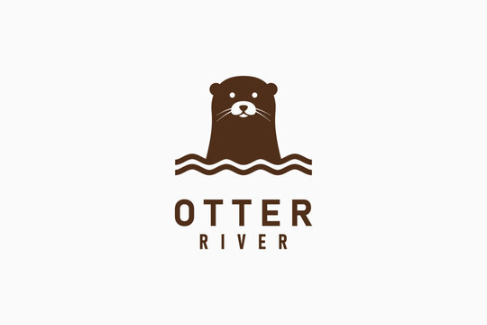 Otter logo symbol icon design