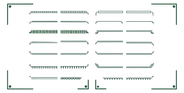 Abstract digital interface display panel futuristic technological design