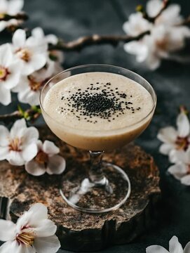 esame martini with sesame infused vodka