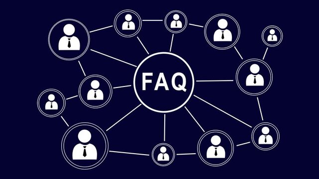 Doctor pushing button with faq virus text, black blackground coronavirus treatment in virtual healthcare network on virtual panel 4k vide0...