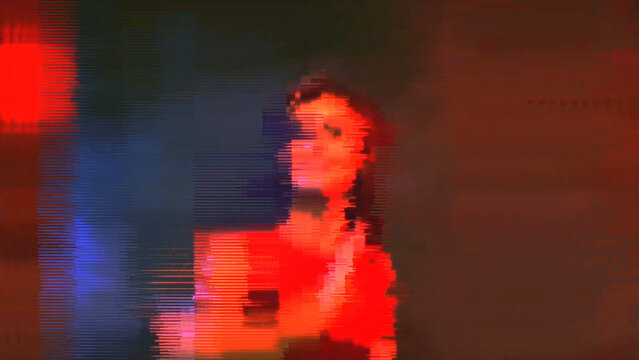 Glitch Pixel Transition 05 Full HD