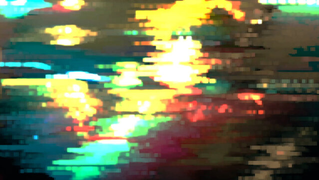 Glitch Pixel Transition 06 Full HD