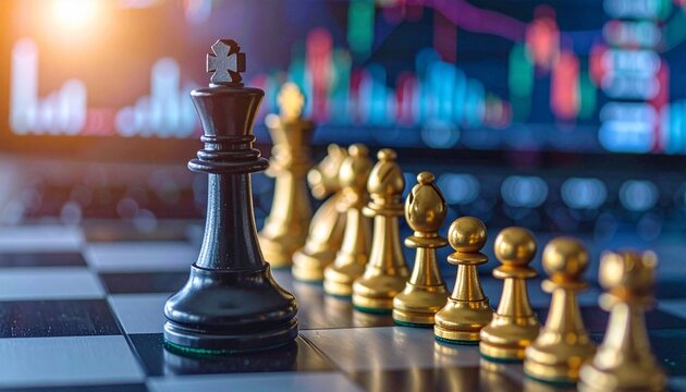 Chess King Dominates Financial Market Analysis with Strategic Planning.