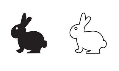 Fototapeta premium Easter icon. Ideal for spring design, coloring, and holiday themes. This set works great in any Easter design. 