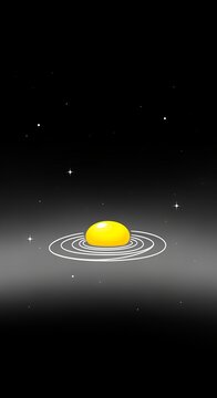 Ethereal Cosmic Dawn Monochrome Artwork Featuring a Luminous Aurelian Sun and Gentle Gradient Space