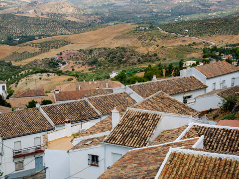 Rooft top viewof  zahara de la sierra