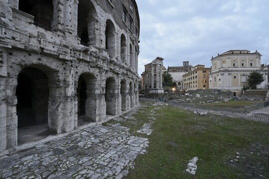 Ancient Roman Theatre, Rome, Italy