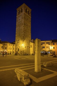 Evening shot from Torre Millenaria, Marano Lagunare, province of Udine, Italy