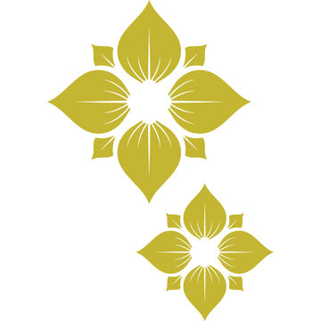 Thai Art traditional asian luxury line art, Decorative, lai Thai Pattern flat Illustration element graphic design	