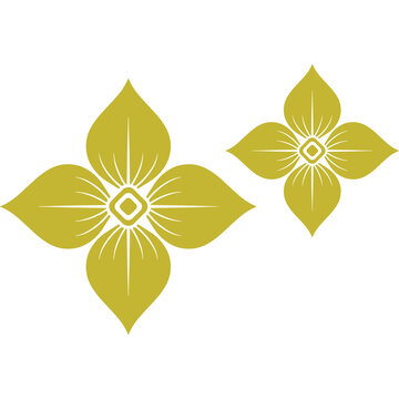 Thai Art traditional asian luxury line art, Decorative, lai Thai Pattern flat Illustration element graphic design	