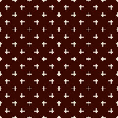 Seamless surface pattern with strokes. Repeated broken horizontal lines. Dashes motif. Simple geometric ornament. Hatched minimalist wallpaper. Modern abstract background with stitches. Vector © funkyplayer