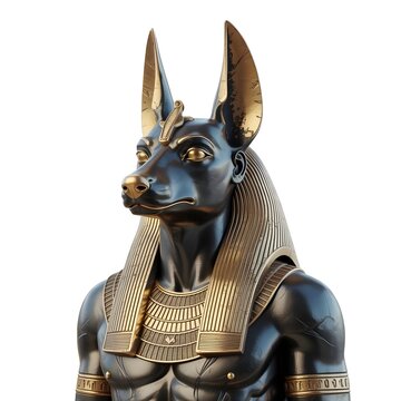 Divine Guardian Anubis 3D Render