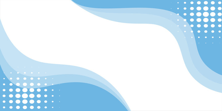 Ilustrasi vektor konsep latar belakang gelombang abstrak biru modern