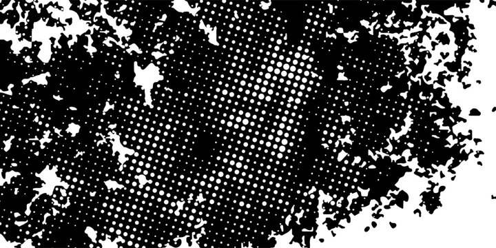 Brutalistic Halftone Noise and Grit Pattern