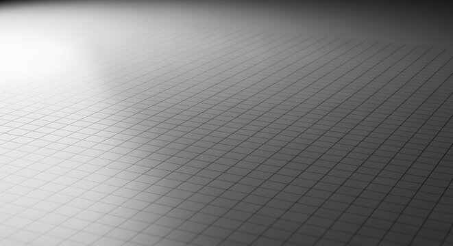 Gray grid pattern with light reflection