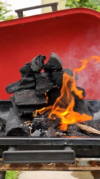 blacksmith working on fire