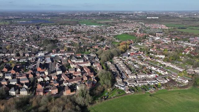 A flight away from the large of village of Wroughton in Wiltshire