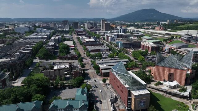 Street View of Downtown Chattanooga Tennessee