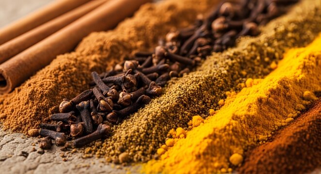 close up of cinnamon sticks