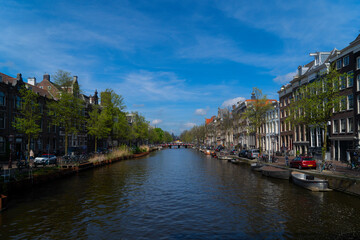 Fototapeta premium Houses of Amstardam, Netherlands