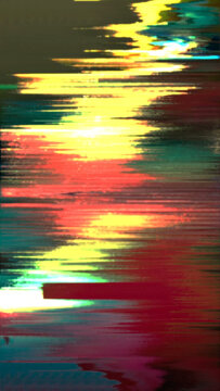 Glitch Pixel Transition 02 Vertical
