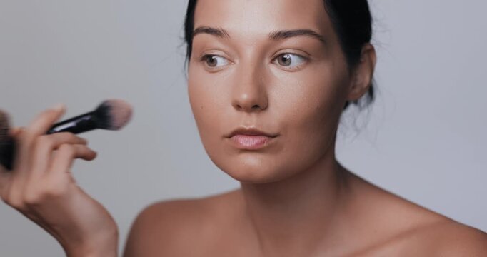 Natural Beauty Makeup Application Tutorial in Minimalist Setting