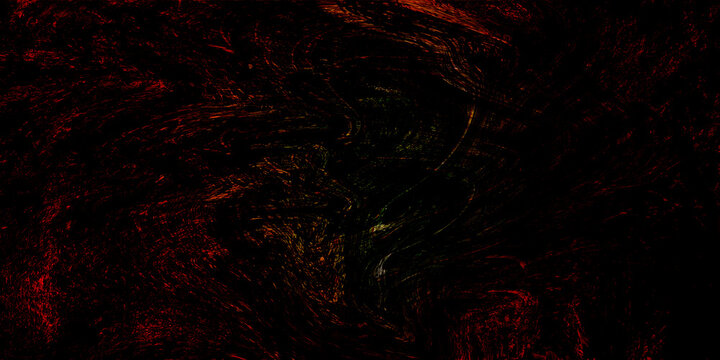 Dark abstract texture with fiery red swirls and organic molten pattern on black background