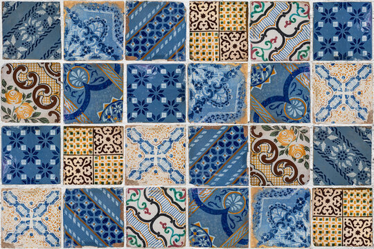 Background of vintage ceramic tiles